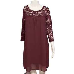 Luxology - Womens Flowy Lace Dress Sz. 10